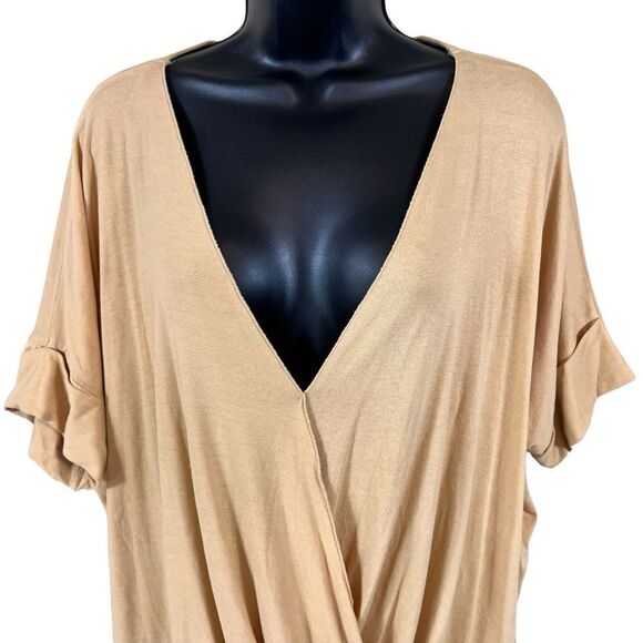Buckle Double Zero wrap surplice crossover blouse - Picture 3 of 10
